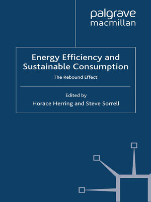cover image of Energy Efficiency and Sustainable Consumption
